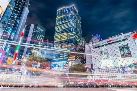 東京、渋谷の夜景 ~ Night View Of Tokyo Shibuya ~ No 3358609｜写真素材なら「写真ac」無料