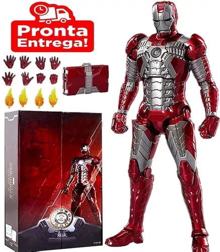 Action Figure Iron Man Mark Homem De Ferro Mark Zd Toys