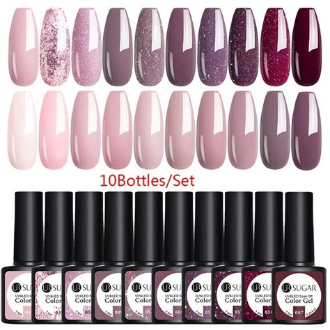 Ur Sugar Ensemble De Vernis Ongles Color S Gel Semi Permanent Uv