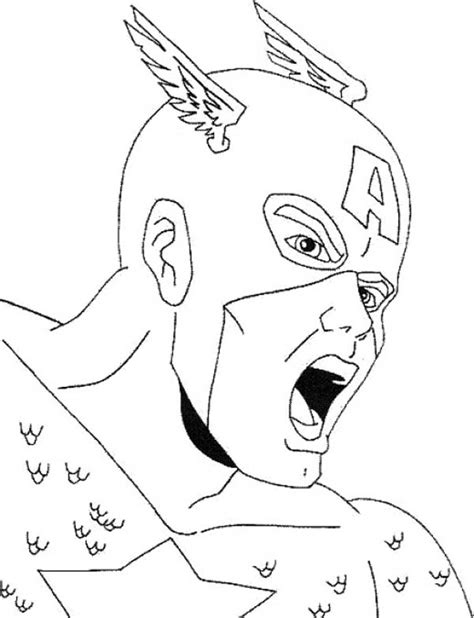 156 dessins de coloriage captain america à imprimer sur LaGuerche