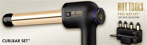 Amazon Hot Tools Pro Artist K Gold Curlbar Curling Wand Set Long Lasting Defined Curls