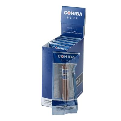 Cohiba Blue Robusto Freshness 6 Pack Cigars Natural Famous Smoke