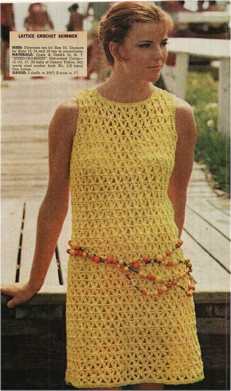 70s Crochet Dress Pattern Dresses Images 2022