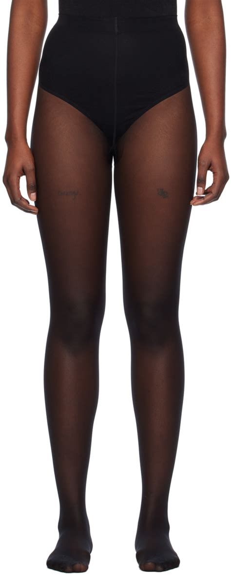 Black Individual 10 Tights By Wolford On Sale