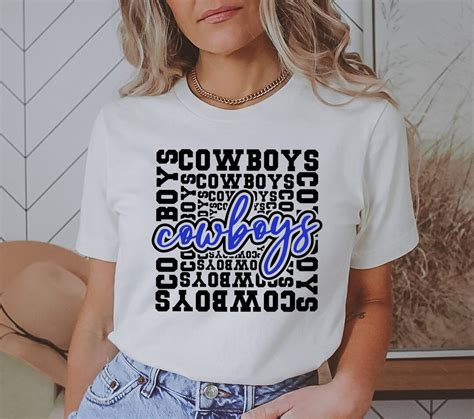 Cowboys Svg Png Cowboys Mascot Svg Cowboys Cheer Svg Etsy