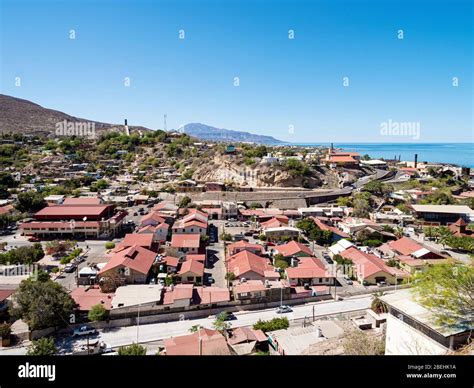 View of the mining town of Santa Rosalia, Baja California Sur, Mexico ...