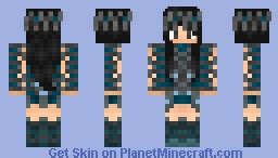 - Warrior Girl - Minecraft Skin