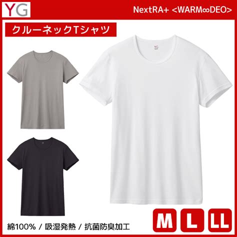 【楽天市場】yg ワイジー Warmdry クルーネックtシャツ 綿100 インナー グンゼ Gunze メンズ 男性 Tシャツ クルー