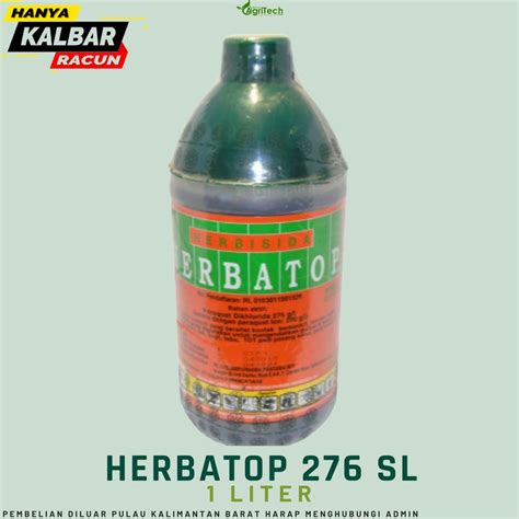 Jual HERBATOP 276 SL 1 LITER HERBISIDA RACUN RUMPUT KONTAK GULMA