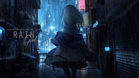 Anime Girl Rain Wallpapers Top Free Anime Girl Rain Backgrounds