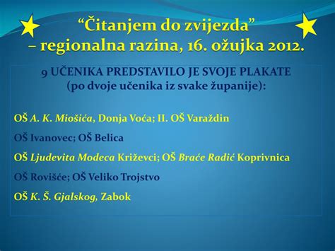 PPT Čitanjem do zvijezda PowerPoint Presentation free download