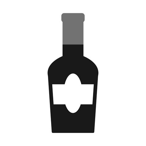 Vector Wine Bottle Icon 589566 Vector Art At Vecteezy