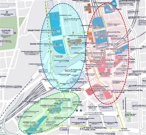 Osaka Umeda train station guide. How to get to Hankyu Osaka-umeda ...