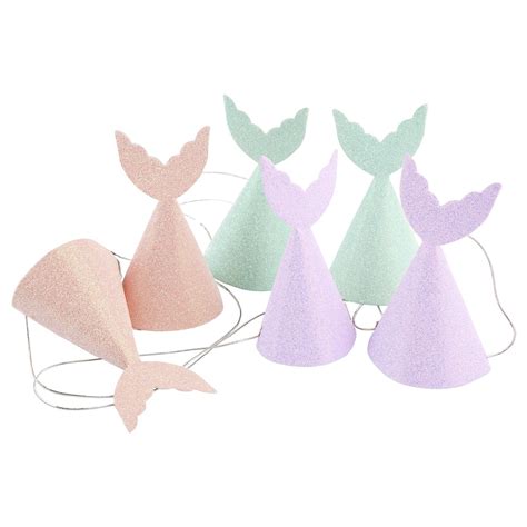 Sunnylife Mermaid Party Hats Set Of 6 At Mighty Ape Australia