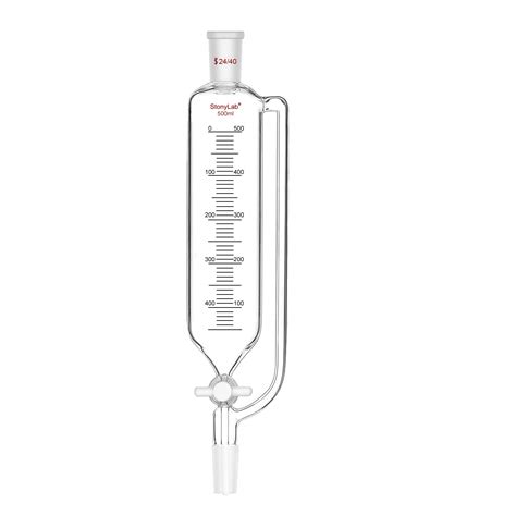 StonyLab Pressure Equalizing Graduated Addition Funnel Borosilicate