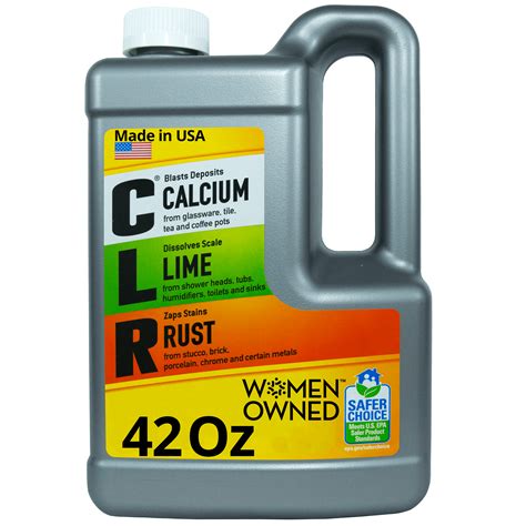 Clr Calcium Lime Rust Remover Household Cleaner Oz Bottle