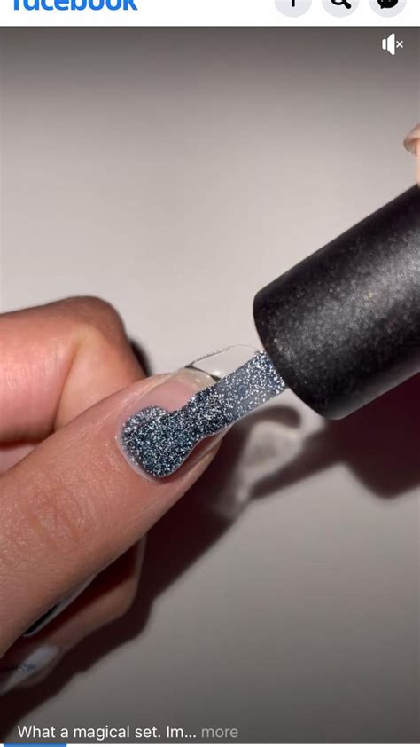 Winter glitter | Nail designs, Nail art, Gel nails diy