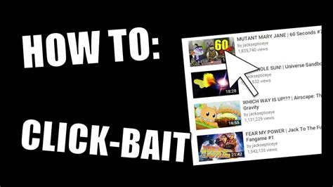 How To Make Click Bait Thumbnails Tutorial Youtube