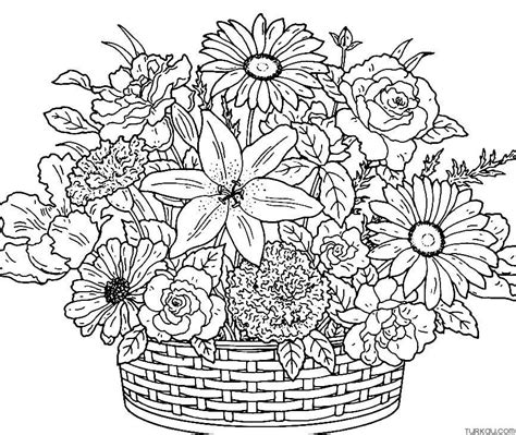 Flowers Printable Sheets Coloring Pages Turkau