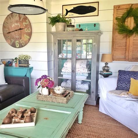 Colorful Cottage Living Room Summer Tour