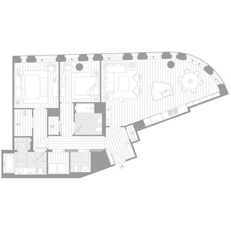 Floor Plan D Rendering In Nyc On Behance