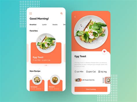 Meal Planner App UI On Behance