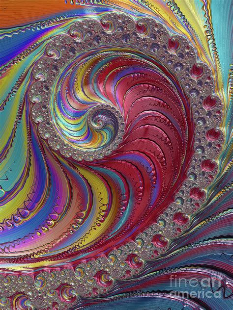 Classic Fun Swirl Digital Art By Elisabeth Lucas Fine Art America