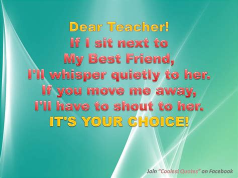 Dear Teacher Quotes