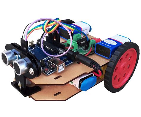 Kit4curious Ardno Based Obstacle Avoiding Robot Complete Kit With Code And Project Report