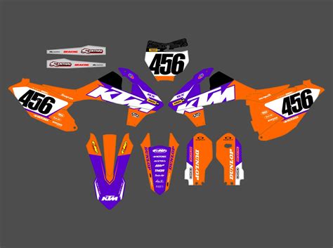 Kit D Co Ktm Sx D Tail Violet Boutique Kit D Co Moto