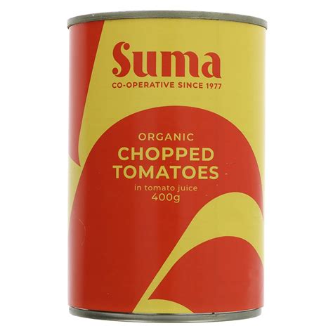 Suma Organic Chopped Tomatoes G Suma Wholefoods