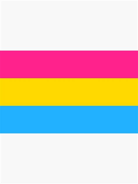 Pansexuality Pride Flag Poster For Sale By Allhistory Redbubble