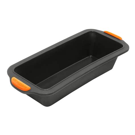 Silicone Loaf Pan 24 X 10 X 6cm Grey Bakemaster Australia