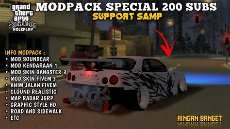 Modpack Special Subs Support Gta Samp Ringan Youtube