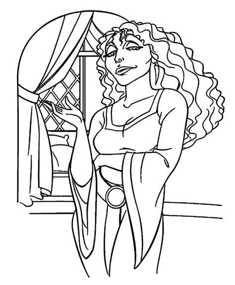 Coloring Page Mother Gothel And Rapunzel Porn Sex Picture