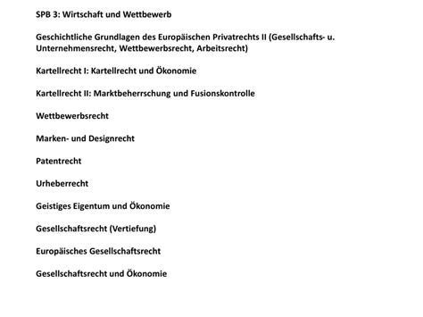 SPB 3 Wirtschaft Und Wettbewerb Geschichtliche Grundlagen Des