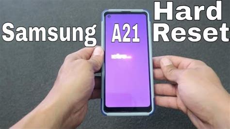 How To Factory Reset Samsung Galaxy A21 Forgot Password Pin Step By Step Frp Frpbypass