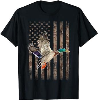 Amazon Duck Hunter American Flag Waterfowl Hunting Camouflage Men