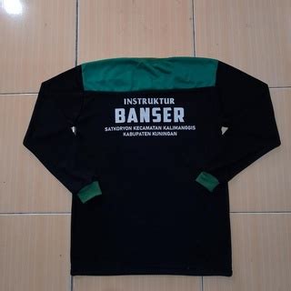 Jual BAJU KAOS LAPANGAN LENGAN PANJANG PRAMUKA PMR BANSER PASKIBRA