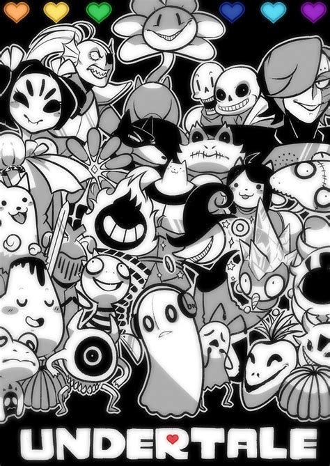 Undertale Monsters By Gyro724 Redbubble