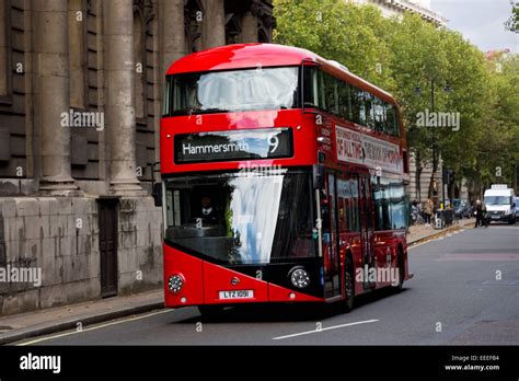 New Bus for London on Route 9 Stock Photo - Alamy