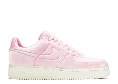 Air Force 1 Low 07 Premium Pink Velour Nike At4144 600 Pink