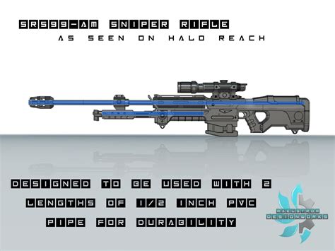 Halo Reach Sniper Rifle SRS99-AM Files for 3D Printing - Etsy