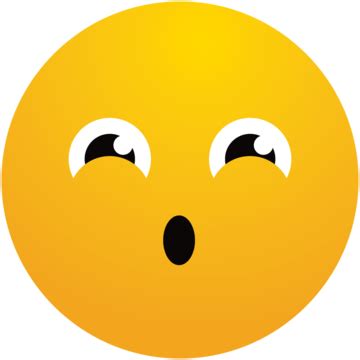 Yellow Circle Face Emoji Express Emotions Emoticon Emoji Emotion Png