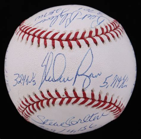 Strikeouts Club Oml Baseball Signed Inscribed By With Randy