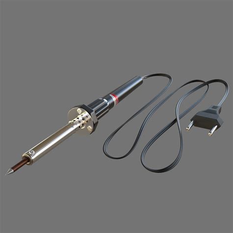 Soldering Iron 3d Model Cgtrader