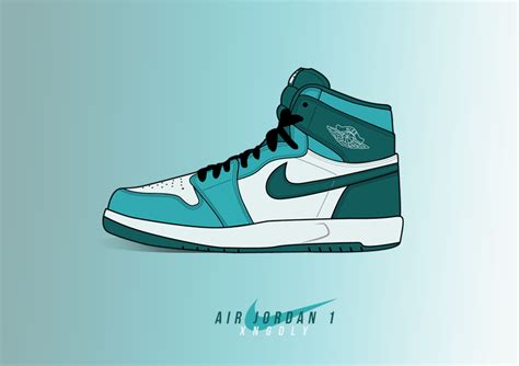 Nike Air Jordan 1 Illustration by ngdieuly on DeviantArt