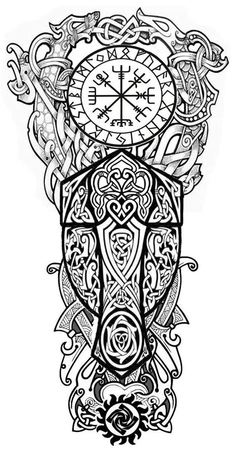 Creating Viking Sleeve Tattoo Drawings For A Perfect Finish