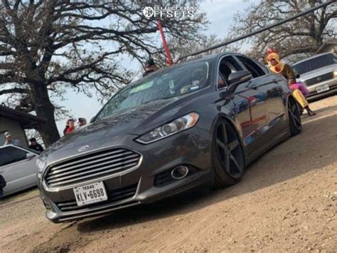 2015 Ford Fusion Wheel Offset Tucked Air Suspension 871052 Custom