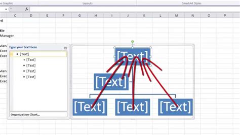 Excel Tutorial Smartart Graphics And Organization Charts Youtube